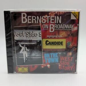 Bernstein On Broadway CD 1994 Deutsche Grammophon Highlights Musical New Sealed